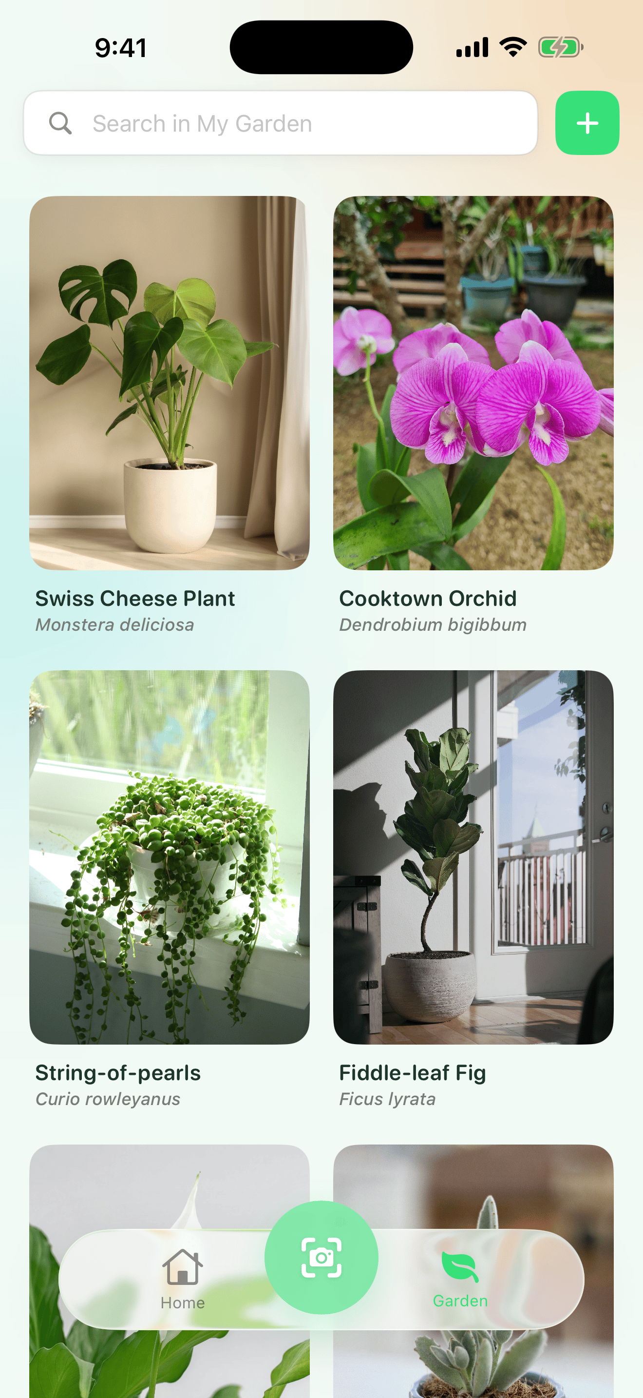 PlantCopilot digital garden dashboard